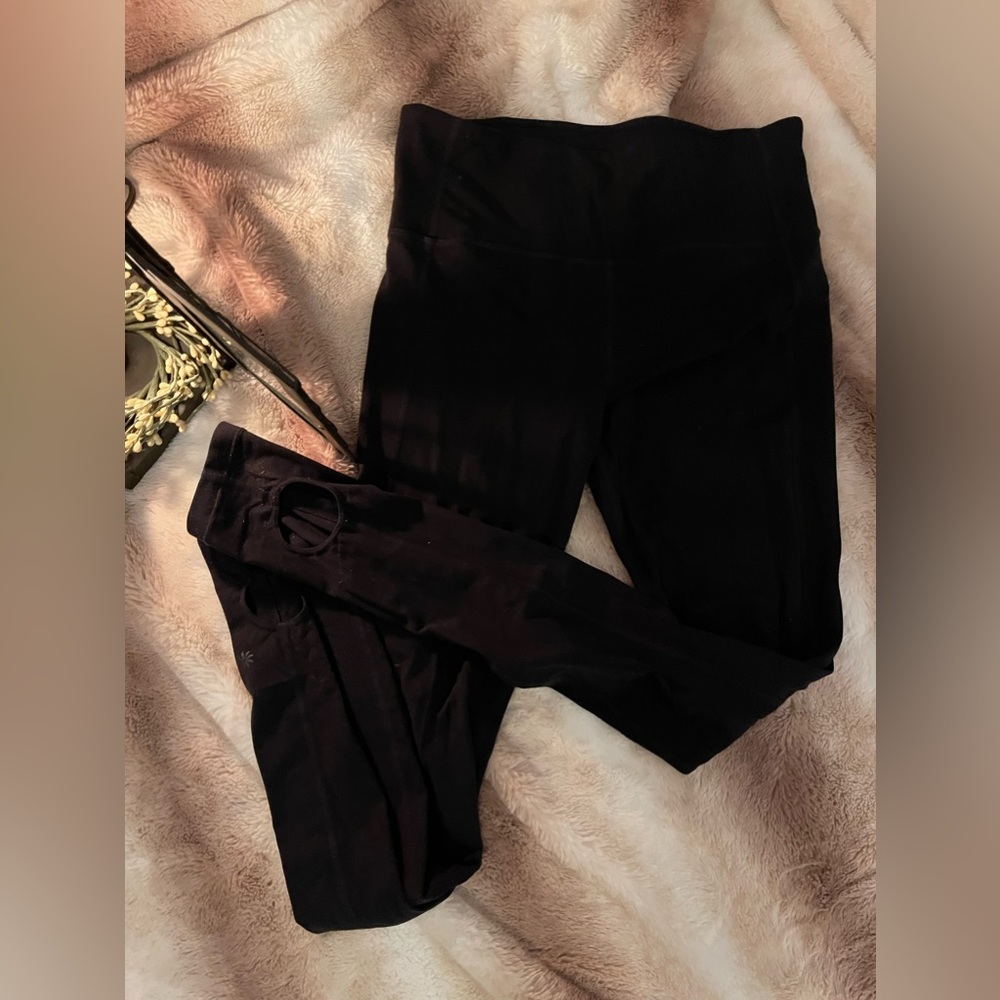 Athleta Barre tights - size Medium black